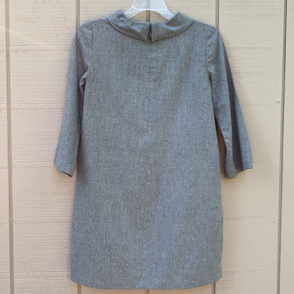 𝅺theory Magrite Wool Shift Dress - Grey - Picture 3 of 12
